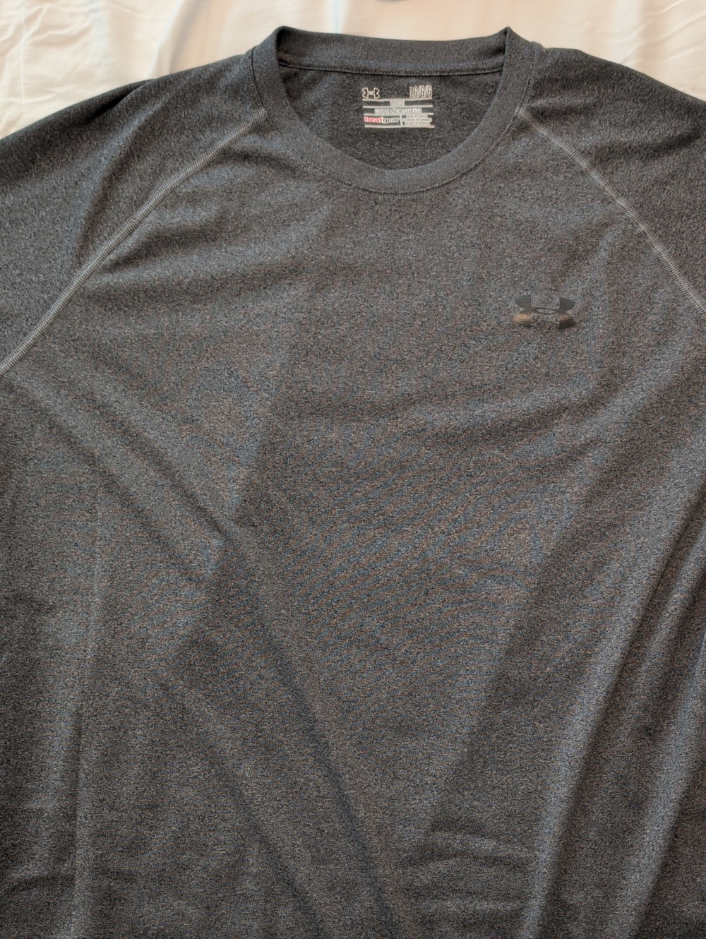 Under Armour Men's Heathered Charcoal Performance T-Shirt